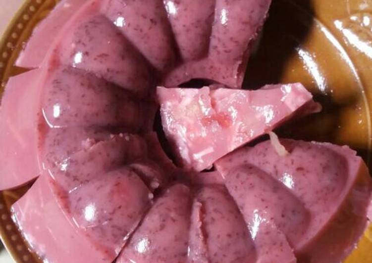  Resep  Puding  agar  swallow  kacang merah oleh iis ibune 