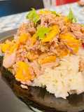 Insalata di tonno e mango