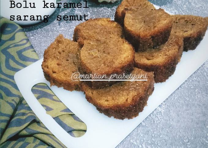 Bolu karamel sarang semut anti gagal