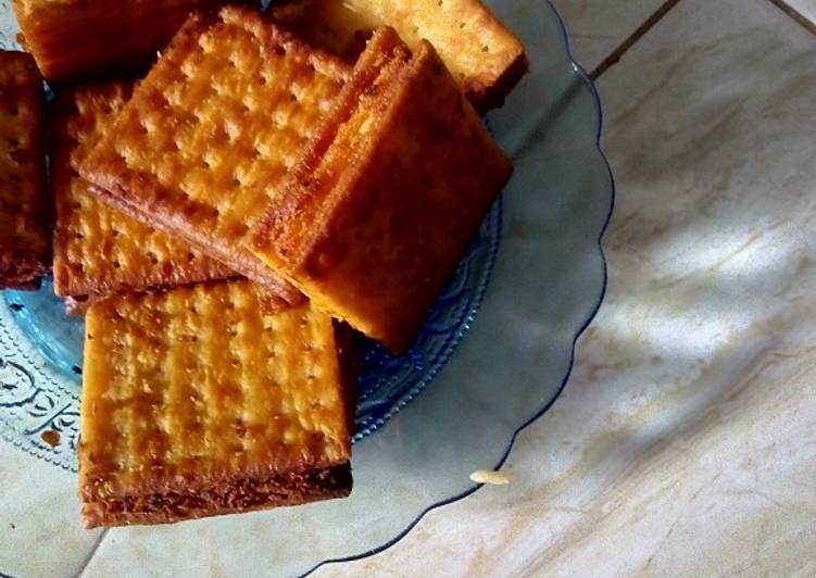 Resep Crakers isi tape (kue gabin), Bisa Manjain Lidah