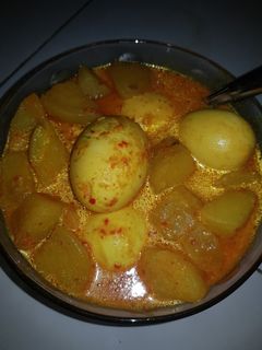Foto resep Gulai telor kentang