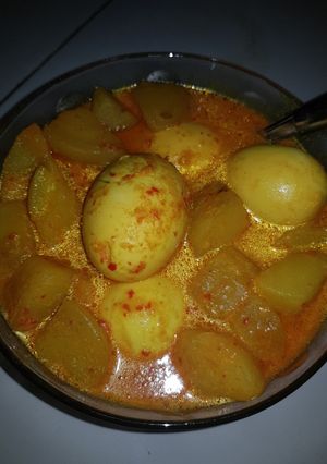 Foto resep Gulai telor kentang