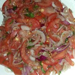 A picture of Kachumbari.