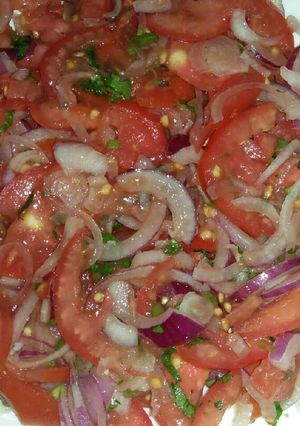 A picture of Kachumbari.