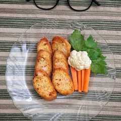 A picture of Rolade ayam sehat(chicken shrimp).
