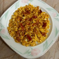 Bread and eggs halwa🍞🥚🥚 A picture of Bread and eggs halwa🍞🥚🥚.