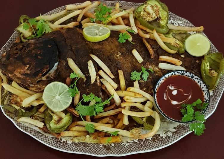 Recipe of Ultimate Spicy grilled fish