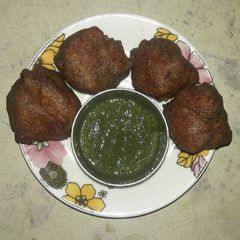 A picture of Falahari bonda vada.
