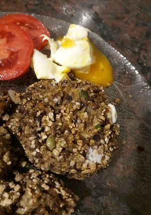 Una foto de Hamburguesas de quinoa y lentejas