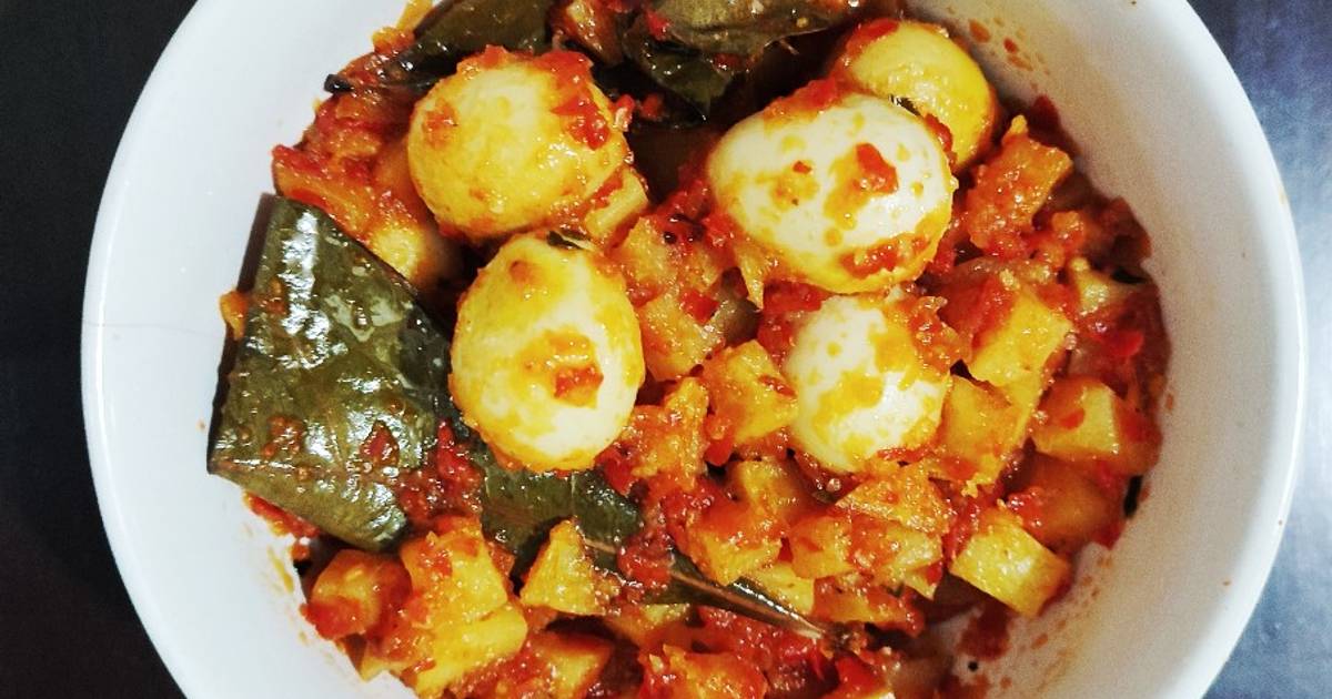 Resep Kentang Telur Puyuh Balado Oleh Dewi Kumala Cookpad