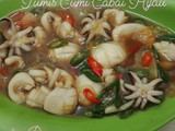 Tumis Cumi Cabai Hijau