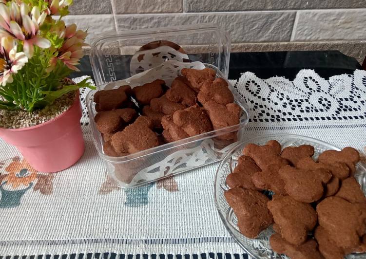 Bagaimana Menyiapkan Choco butter cookies simple yang Enak