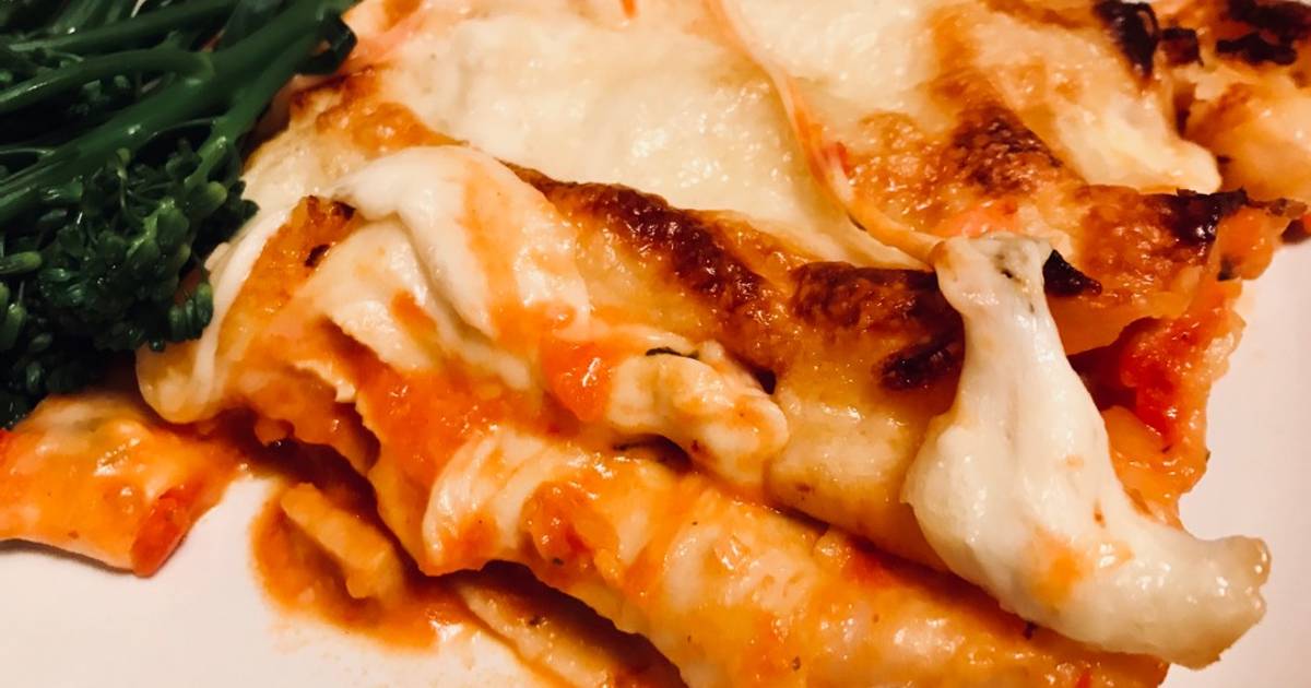 Three-Cheese Vegetable Lasagne Recipe by Mark Wheatley - Cookpad