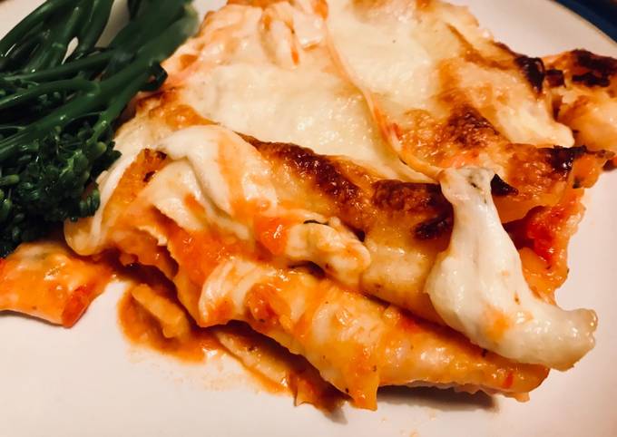 Three-Cheese Vegetable Lasagne