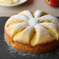 A picture of Apple Almond Cake.