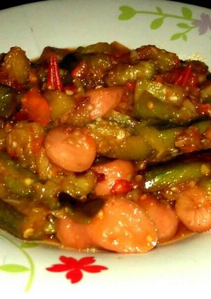 Foto resep Tumis Sosis Terong Huh hah
