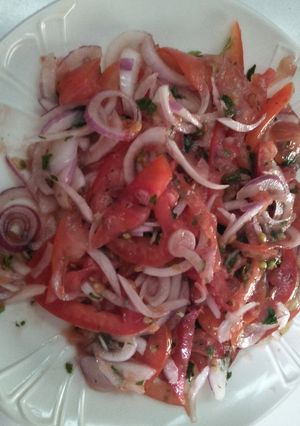 A picture of Kachumbari.