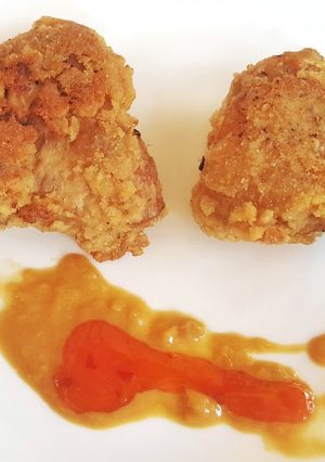 Foto principal de Pollo Rebozado en Tempura con Salsa de Mango y Chile