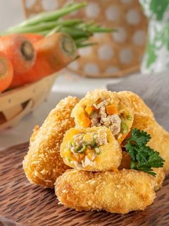 Foto resep Kroket Kentang isi ayam sayuran