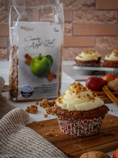 Apfel- Zimt- Muffin mit Crunchy Rezepthauptbild
