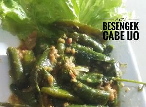 Foto resep Ace /besengek cabe ijo