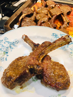 A picture of Spiced Honey Soy Chilli Lamb Cutlets.