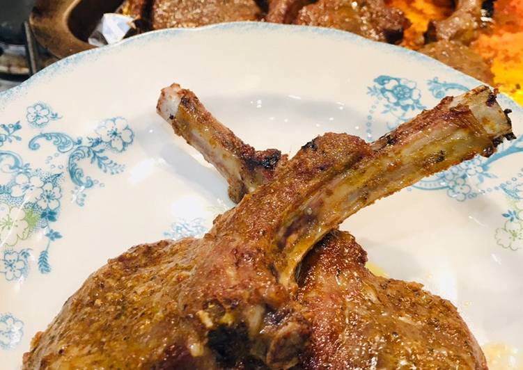 Steps to Prepare Quick Honey Soy Chilli Lamb Cutlets