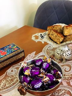 عکسی از دستور کیک گردو و دارچین 😋