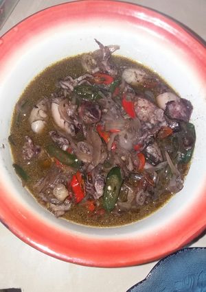 Foto resep Oseng cumi hitam manis