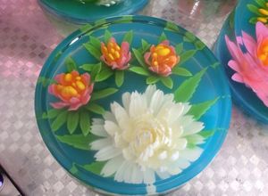 Hình của món Rau câu 3D.