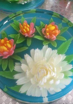 Hình của món Rau câu 3D.