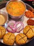 Makki flour masala bafla Bati