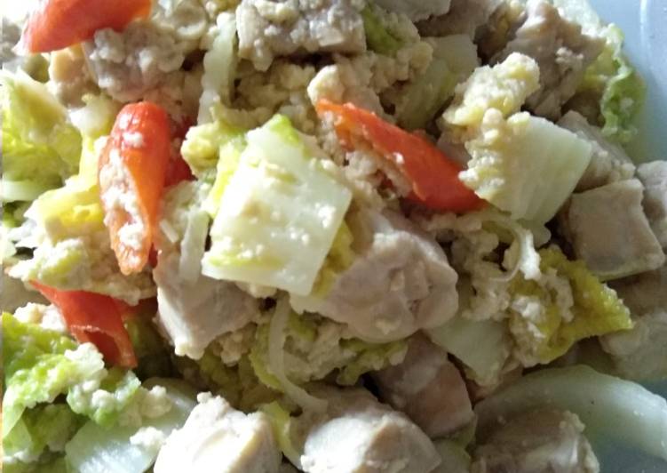 Resep Tumis telur tempe sawi putih yang Lezat Sekali