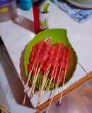 Sate kolang Kaling Marjan(tanpa pewarna)