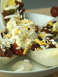Una foto de Ensalada de endivias con anchoas