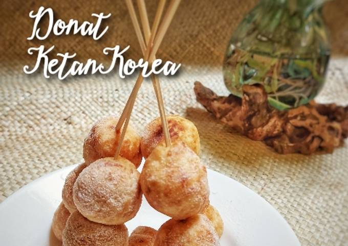 Resep Donat Ketan Korea yang Enak