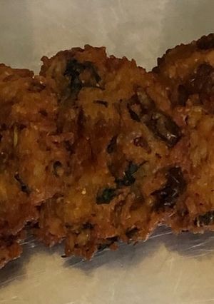 A picture of Leftover rice vada.