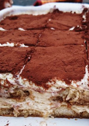 Une photo de Tiramisu au café
