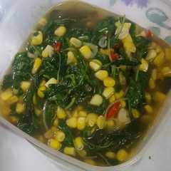 Tumis Bayam Jagung Manis রেসিপির প্রধান ছবি