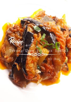 Foto resep Terong Ungu Paprika Sambal