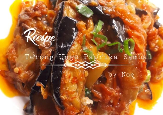 Cara Membuat Terong Ungu Paprika Sambal Untuk Jualan