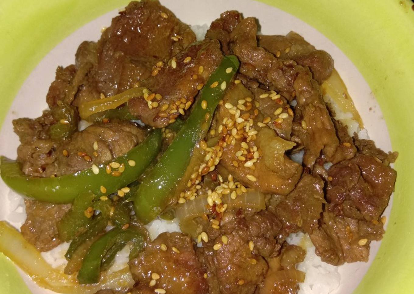 Beef yakiniku ala rumahaN (lunchbox suami part 25)