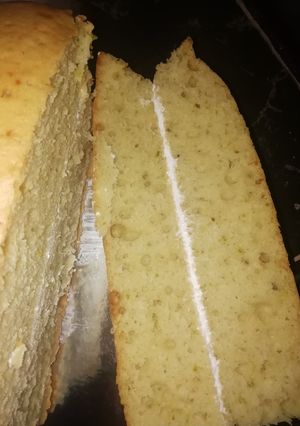 A picture of Lemon cake#charityrecipe#4 week challenge.