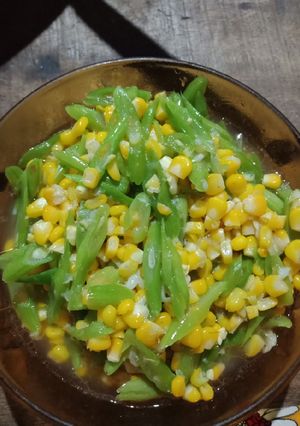 Foto resep Tumis buncis jagung