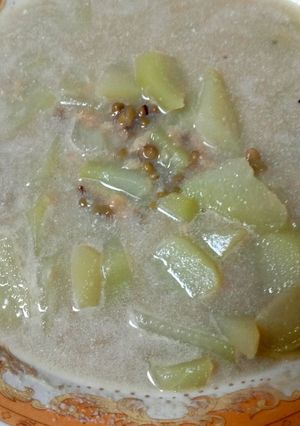Foto resep Sayur Labu siam+kacang ijo santan