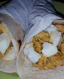 Burritos (Criollos.) De pollo al curry