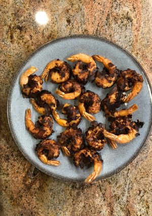 A picture of Coconut shrimps.