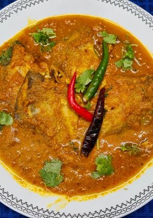 A picture of Small Pomfret Fish Masala.