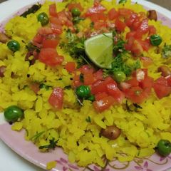 Kanda poha A picture of Kanda poha.