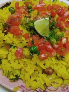A picture of Kanda poha.